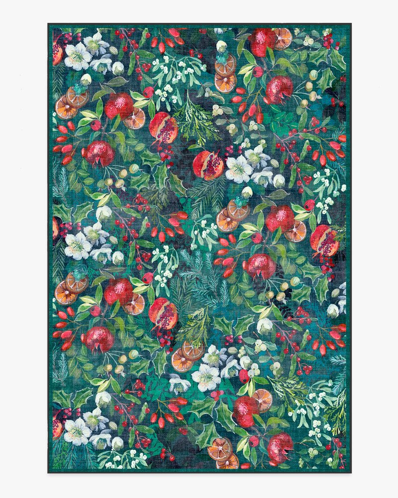 Winterberry Green Flatwoven Rug